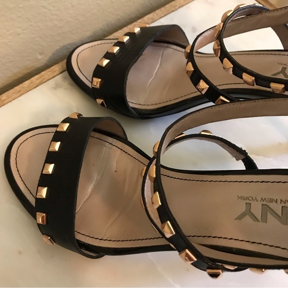 DKNY Strappy Studded Heeled Sandals - Picture 4 of 6